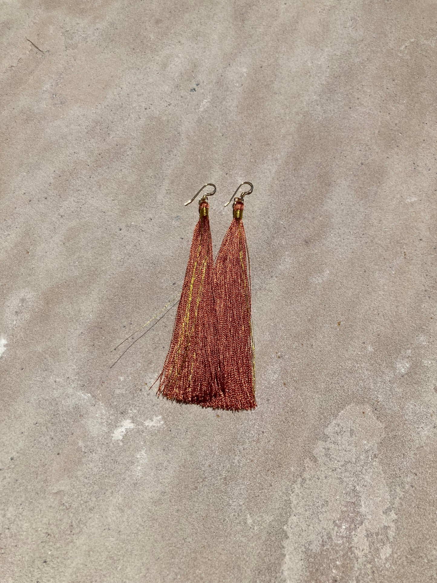 The Tassel Earring - Rust