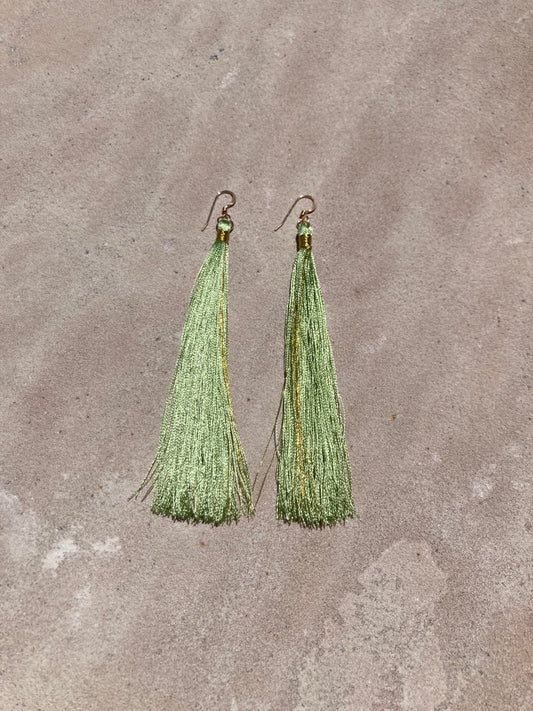 The Tassel Earring - Fern