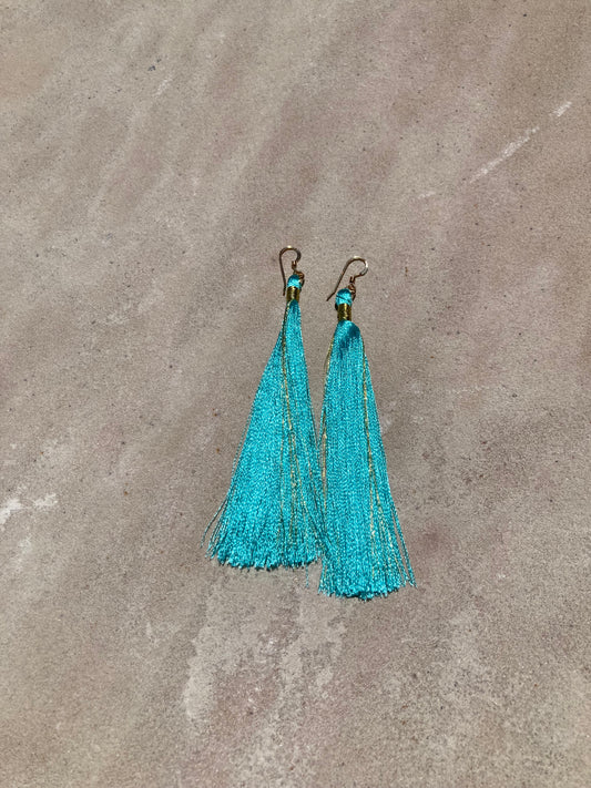 The Tassel Earring - Ocean