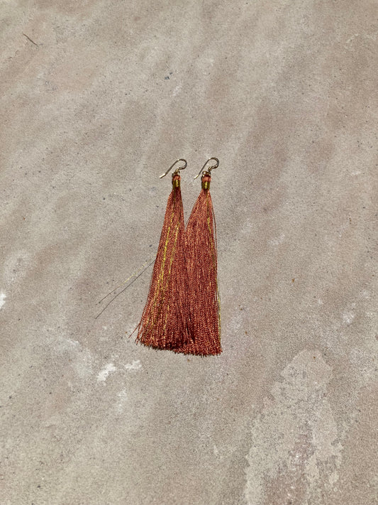 The Tassel Earring - Rust