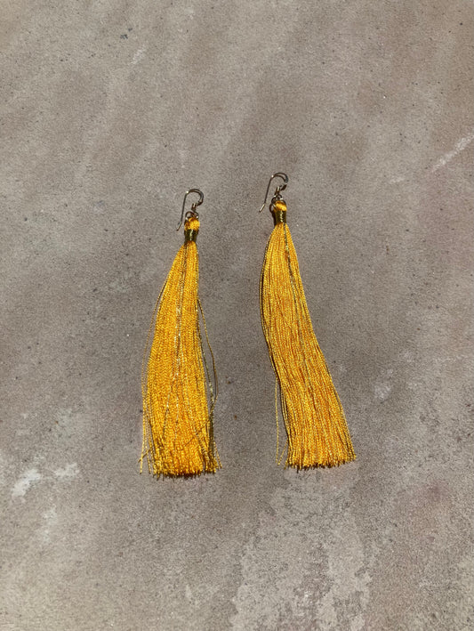 The Tassel Earring - Saffron