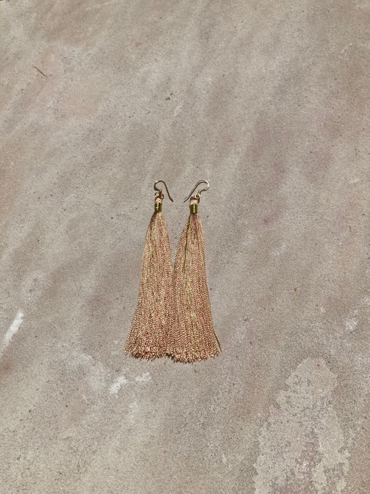 The Tassel Earring - Sand